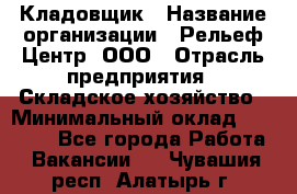 Кладовщик › Название организации ­ Рельеф-Центр, ООО › Отрасль предприятия ­ Складское хозяйство › Минимальный оклад ­ 28 000 - Все города Работа » Вакансии   . Чувашия респ.,Алатырь г.